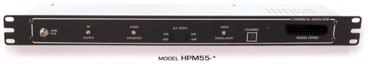fixed channel head-end head end rack mounted modulator hpm55