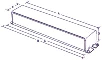 universal max 3 sign ballasts dimensions