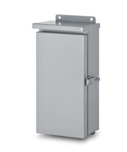 Austin small hinge cover NEMA 3R outdoor weatherproof weather-proof galvanized steel cabinets are Underwriters Laboratories Listed and designed for outdoor use primarily to provide a degree of protection against rain, sleet, and damage from external ice formation.