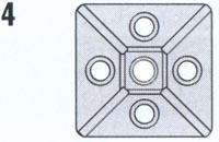 fth20a fth20a-b adhesive cable tie ty mount mounts