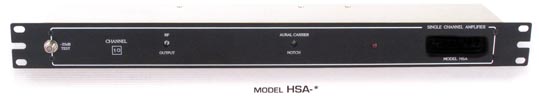 hsa single channel head-end headend head end amplifier 