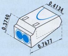 PUSH-IN WIRE CONNECTORS push in 2 wire