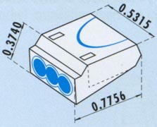 PUSH-IN WIRE CONNECTORS push in 3 wire