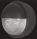 Bulkhead Wallpack Eyelid 84 Watt Fluorescent Bronze light APPLICATIONS: Decorative wallpack for an architectural look. 